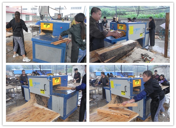 四川德陽中龍臺--原木多片鋸工作圖