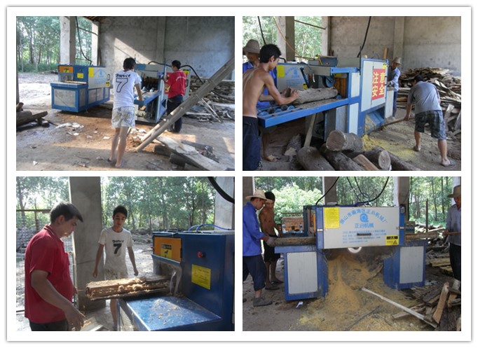 湖北荊州市-原木、方木多片鋸工作圖