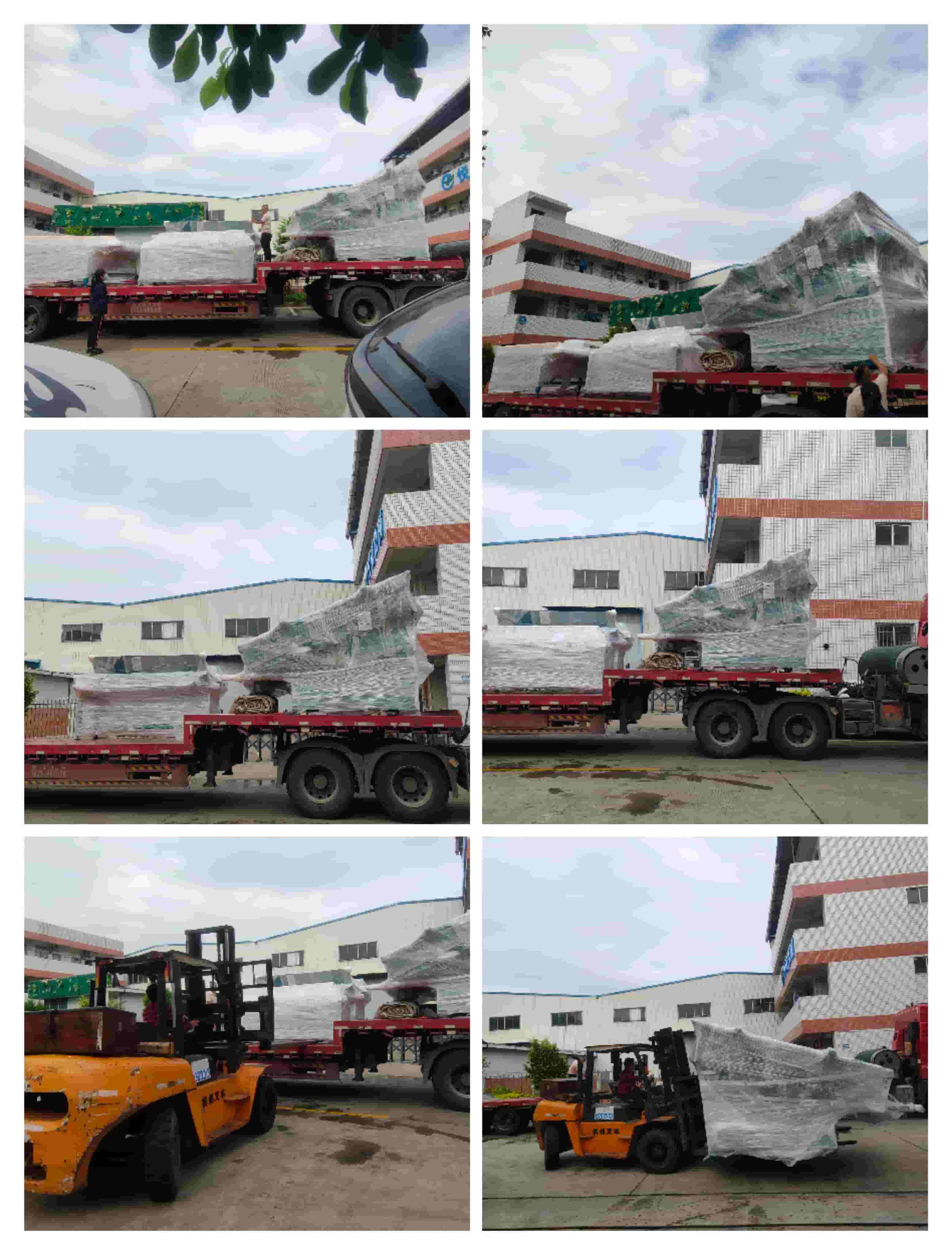 2021年10月16日發(fā)山西運(yùn)城新絳-ZQ350圓木多片斷料鋸、放料架、5排鏈條輸送架、大滾筒輸送架、皮帶輸送架